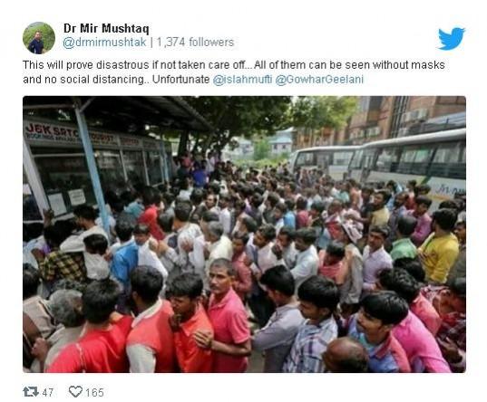 Picture of J&K migrants from 2019 wrongly shared in connection with COVID-19