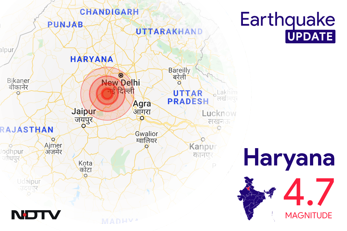 Delhi Earthquake Currently 4.7 Quake Close to Delhi, Hope You happen