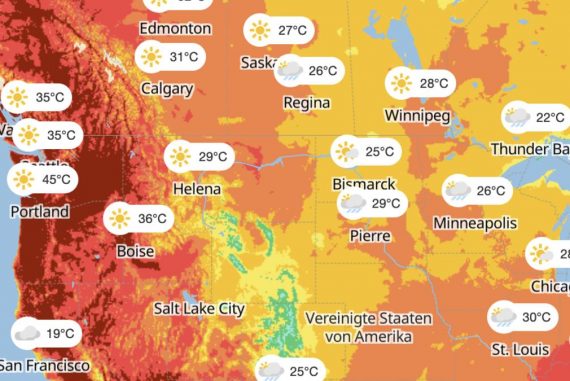 Extreme heat wave in the United States: 45 degrees and above - will it even be possible in Germany?