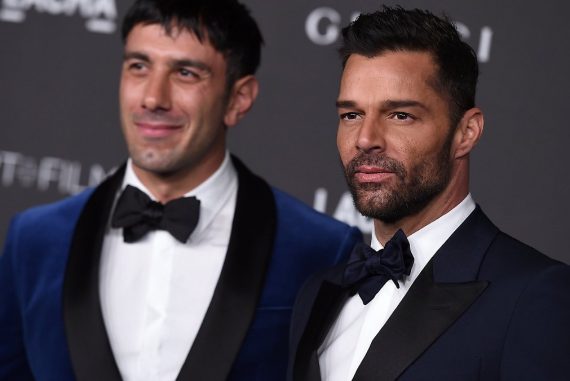 Closely hugging husband: Ricky Martin defends himself against hate