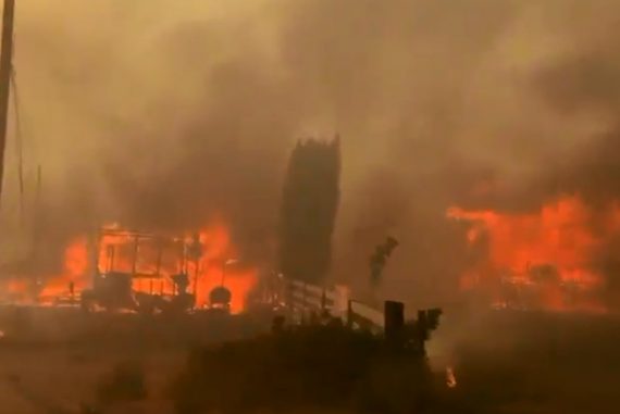 Small Canadian town evacuated: Litton burns after record three heats