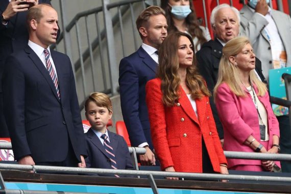 William and Kate: Royals in England vs Germany - Prince George causes laughter with funny "goal celebration"